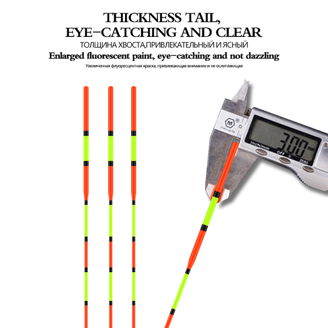 Spławik Nano Fishing Float z boją Tube, uchwytem pływaka i hakiem duże ładowanie ołowiu, używany w świeżej wodzie z grubą ogonową warstwą Flotador - Wianko - 4