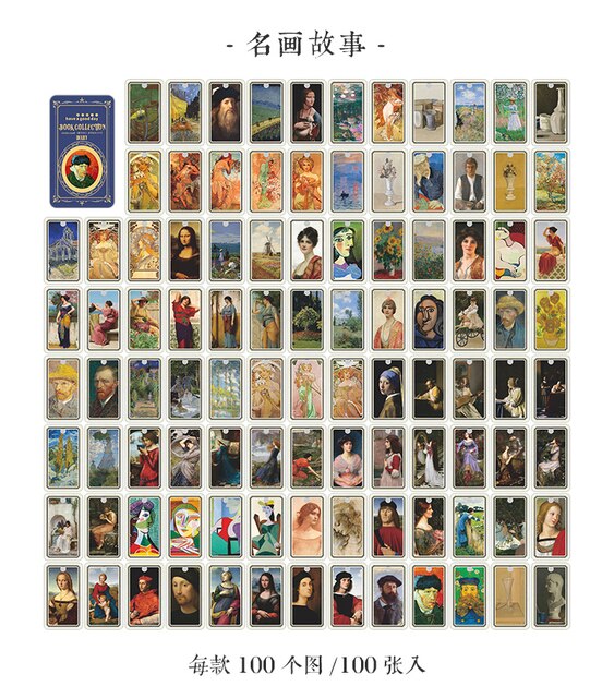 100 sztuk Retro Kartek Dekoracyjnych na Mini Kartce Kraft Paper z Serii Vintage Book Collection Journal - DIY Dekoracje, życzenia, pocztówki - Wianko - 17