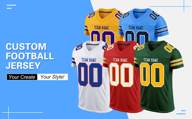 Piłka do futbolu amerykańskiego z możliwością drukowania nazwy/numeru na koszulce – dla mężczyzn, kobiet i młodzieży - Wianko - 1