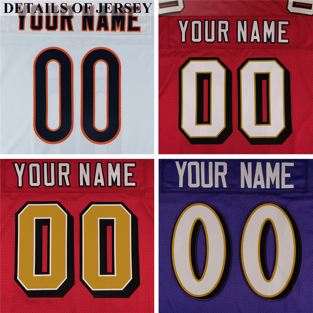 Piłka do futbolu amerykańskiego z możliwością drukowania nazwy/numeru na koszulce – dla mężczyzn, kobiet i młodzieży - Wianko - 4