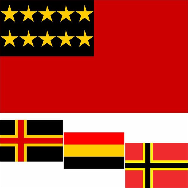 Flaga Niemcy wojna chorąży prusy 1816 - 90x150cm - 120g - wysokiej jakości - Wianko - 5