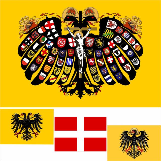 Flaga Niemcy wojna chorąży prusy 1816 - 90x150cm - 120g - wysokiej jakości - Wianko - 46