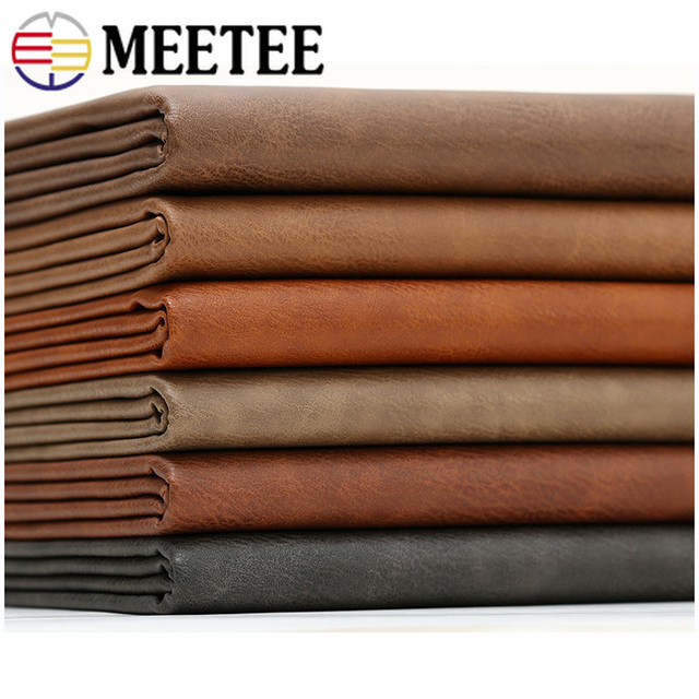 Czarna elastyczna skóra syntetyczna Meetee 90x70cm PU - idealna na dolny materiał do spodni, spódnic, kurtek AP660 - Wianko - 7