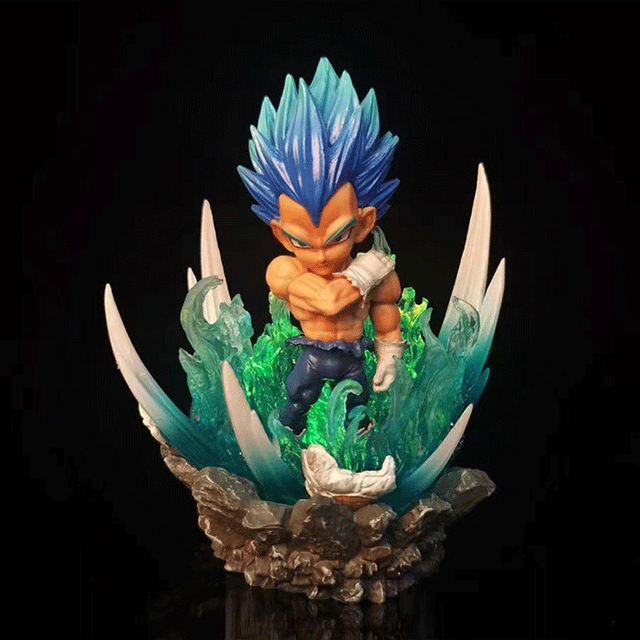 Figurka akcji Dragon Ball Vegeta Super Saiyan z Led Light - 10cm - Wianko - 4