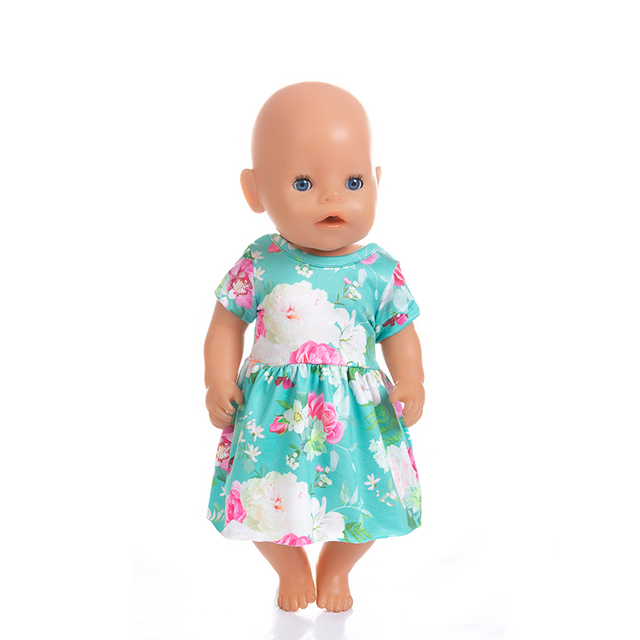 Sukienka ubranka dla lalki stylowa 14, nadająca się do lalki o długości 43 cm, reborn Doll - Wianko - 23
