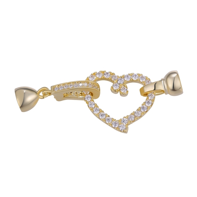 Złote łączniki zatrzaski do biżuterii Juya DIY - akcesoria do ręcznie robionych siatkowych łańcuchów, charms, bransoletki, naszyjniki - Wianko - 5