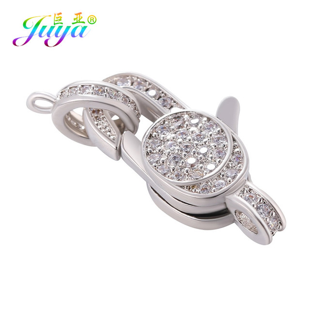 Złote łączniki zatrzaski do biżuterii Juya DIY - akcesoria do ręcznie robionych siatkowych łańcuchów, charms, bransoletki, naszyjniki - Wianko - 26
