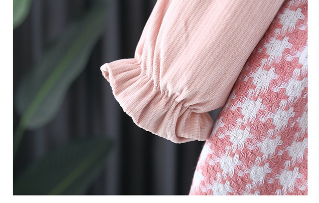 Sukienka aksamitna flanela bawełniana jesienno-zimowa dla noworodka dziewczynki - Wianko - 5