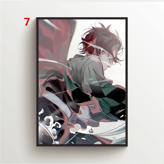 Plakat na ścianę Kimetsu No Yaiba Tanjirou Zenitsu Anime - Wianko - 9