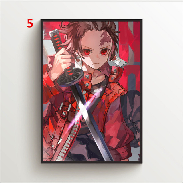 Plakat na ścianę Kimetsu No Yaiba Tanjirou Zenitsu Anime - Wianko - 7