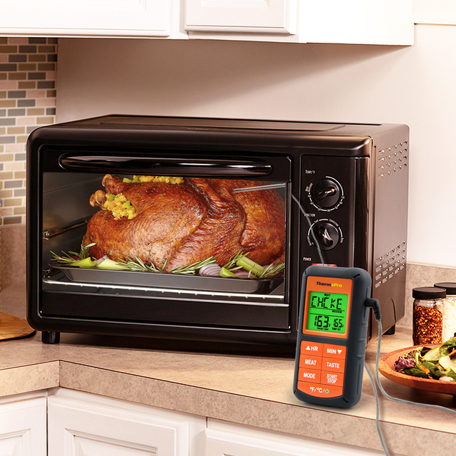 Cyfrowy termometr kuchenny ThermoPro TP06B do gotowania i grillowania z zegarem/Alarmem temperatury - Wianko - 9