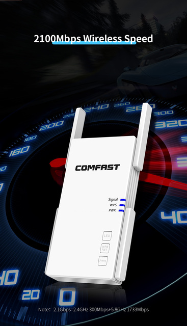 Router bezprzewodowy Comfast AC2100 Gigabit dwuzakresowy 2100Mbps z 1G portem Ethernet, zasięg do 1800 m², obsługujący 30 urządzeń - Wianko - 6