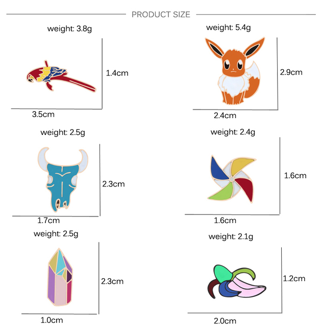 Broszka z motywem kolorowego pinwela z ptakiem - Fox, para emaliowanych pinów, odznaka z kapeluszem, akcesoria do plecaków, biżuteria dla zakochanych i najlepszych przyjaciół - Wianko - 47