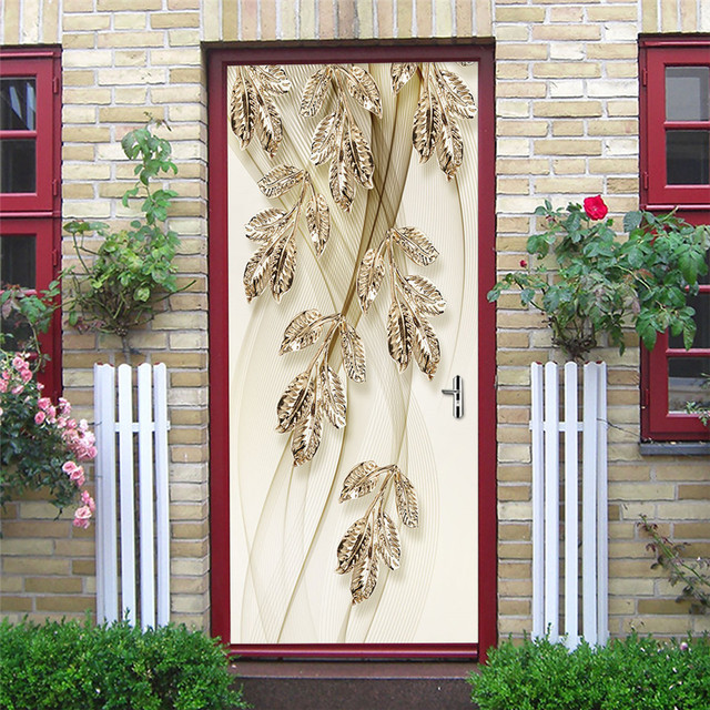 Czarne naklejki na drzwi z geometrycznym wzorem, samoprzylepne, tapeta wodoodporna, z drewnianym wzorem ziaren, idealne do renowacji i dekoracji domu - Wianko - 29