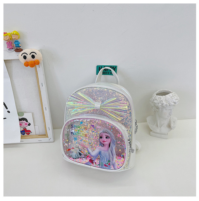 Plecak dziecięcy Disney Frozen 2 Elsa Anna, figurki akcji 21 cm, zabawki dla dziewczynki, 2021 modny prezent - Wianko - 12
