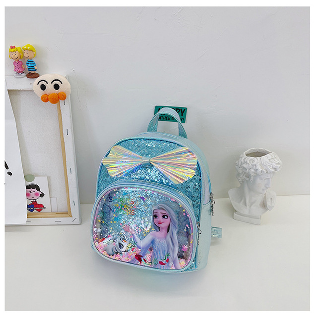 Plecak dziecięcy Disney Frozen 2 Elsa Anna, figurki akcji 21 cm, zabawki dla dziewczynki, 2021 modny prezent - Wianko - 10