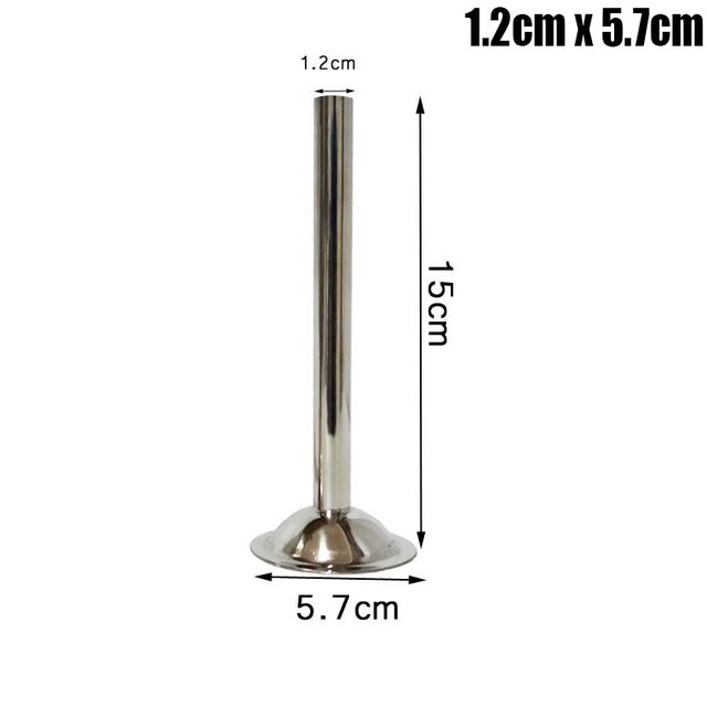 Nadziewarka do kiełbasy Filler Maker Tube - rurka o średnicy 1.5cm i 1.9cm z instrukcją obsługi, lejek i podstawa o średnicy 5.7cm - Wianko - 3