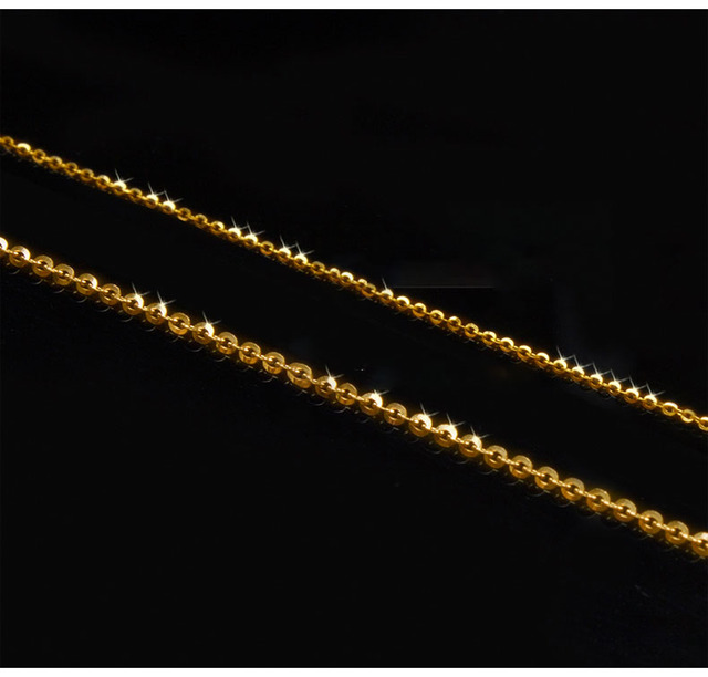 Prawdziwy łańcuszek na kostki z 18K złota, regulowany, dostępny w kolorach żółtym, białym i różowym - Wianko - 6