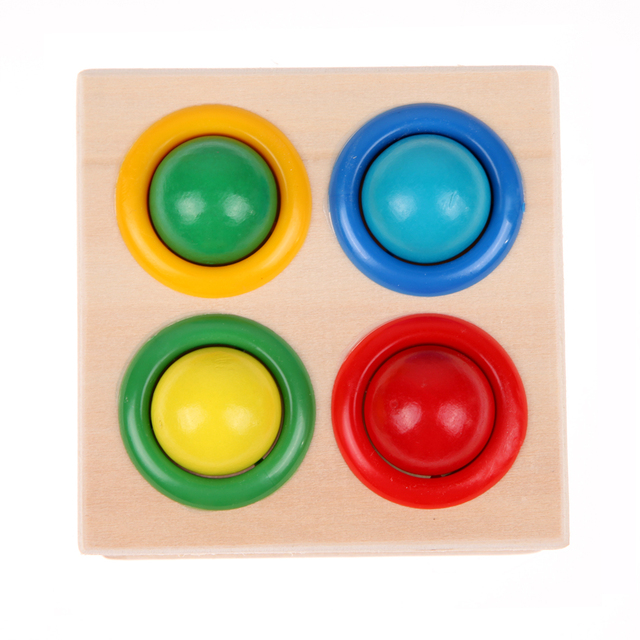 Drewniane zabawki Montessori - młotkowanie kulowym młotkiem w pudełku - Wianko - 10
