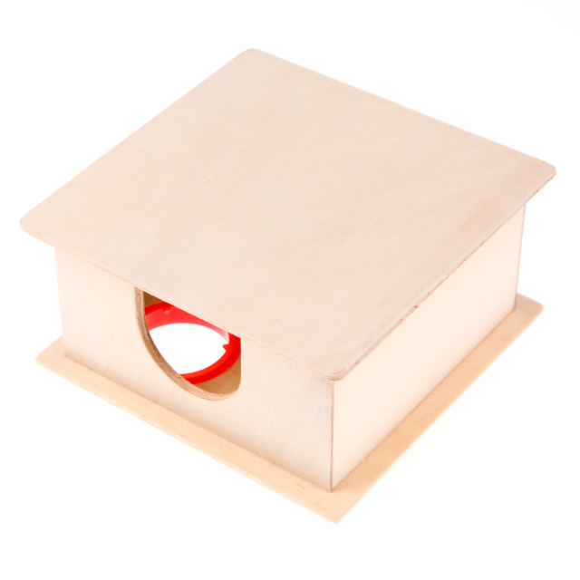 Drewniane zabawki Montessori - młotkowanie kulowym młotkiem w pudełku - Wianko - 11