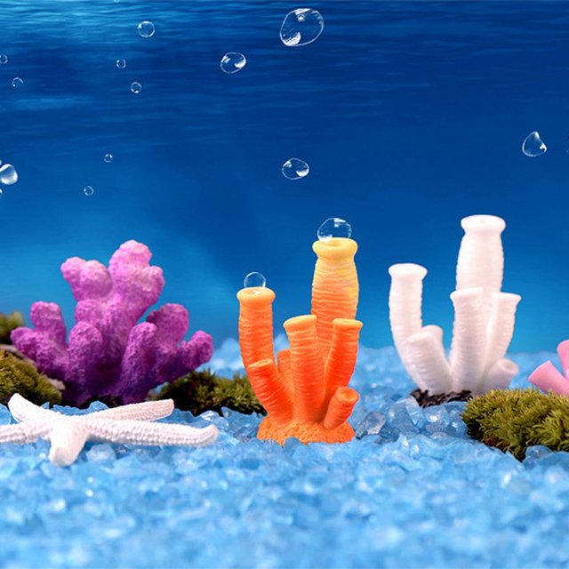 Akwarium żywica koral biżuteria dekoracja sztuczny akcesoria domowe - Wianko - 5