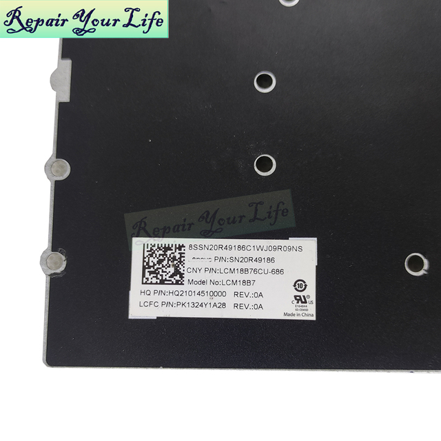 Klawiatura zamienne francuska dla laptopa Lenovo Chromebook S340-14 S330 CF SN20R49186 LCM18B7 - Wianko - 4