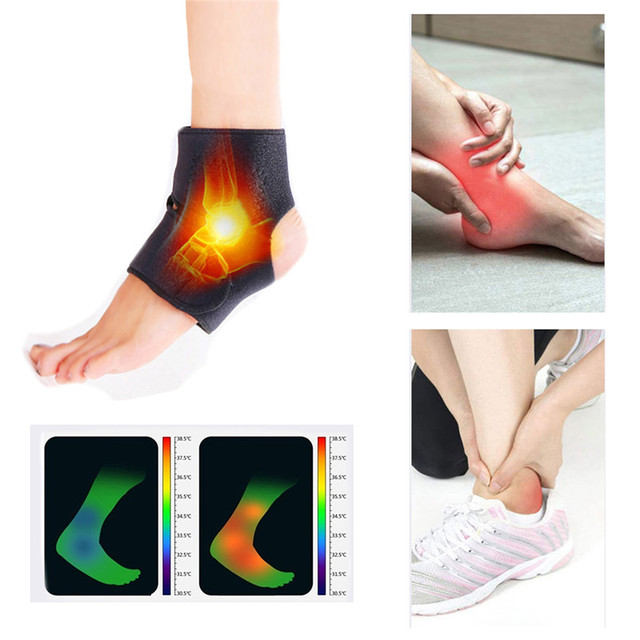 Turmalinowa terapia magnetyczna - podparcie kostek do masażu stóp z samo-ogrzewaniem - Wianko - 2