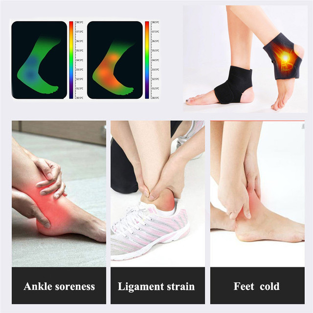 Turmalinowa terapia magnetyczna - podparcie kostek do masażu stóp z samo-ogrzewaniem - Wianko - 4