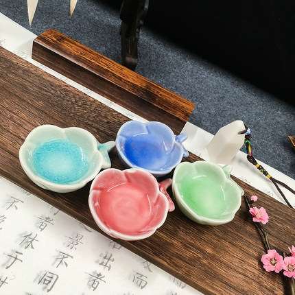 Ceramiczne naczynie z tuszem student wash pen - miska chiński obraz paleta kolorów pigment szczotka do naczyń uchwyt trzyma wkład atramentowy - Wianko - 13
