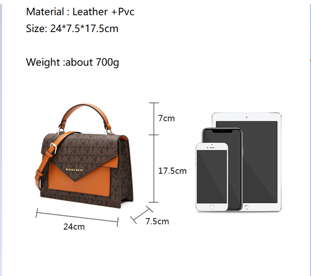 Luksusowe skórzane torebki na ramię dla kobiet z marki 2020 MKJ080 - Wianko - 13