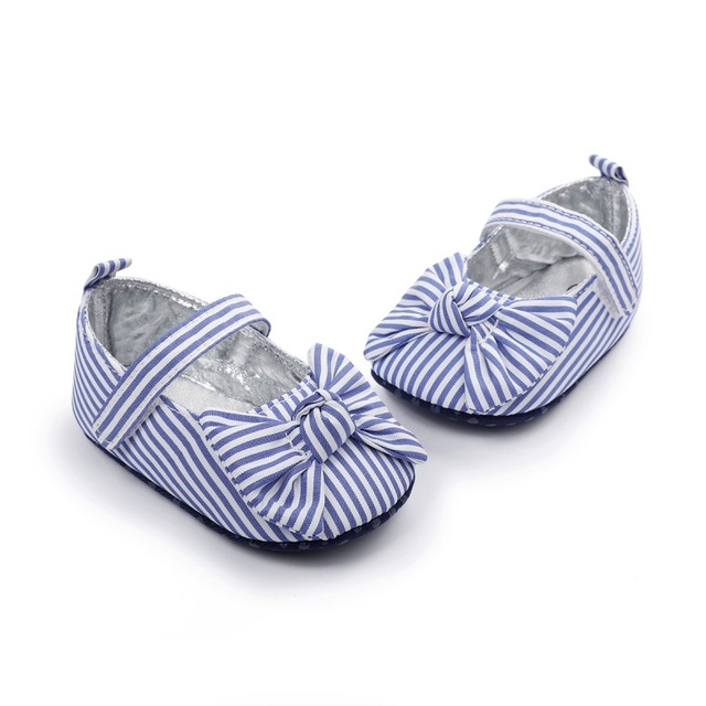 Małe buty dla noworodka dziewczynki 0-18 miesięcy z miękką podeszwą i kokardką - Wianko - 14