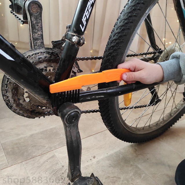 Środek do czyszczenia łańcucha rowerowego w zestawie ze szczotką – idealny dla MTB i motocykli - Wianko - 5