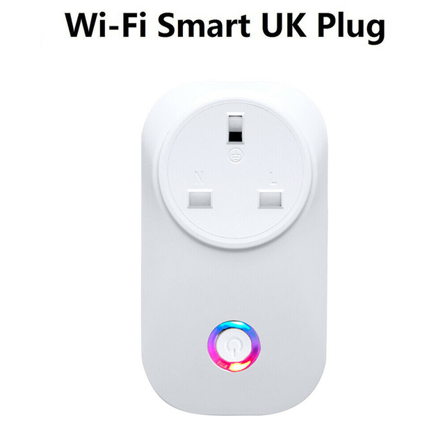 Inteligentne gniazdko WiFi do zdalnego sterowania UK, wysoka jakość, 1, 2 lub 4 sztuki, obsługa przez aplikację Smart Life - Wianko - 1