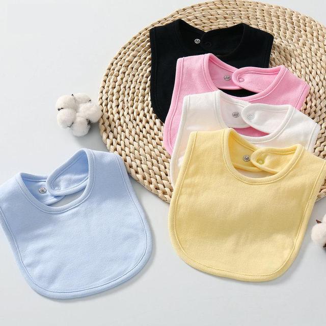 6 sztuk zestaw body 2021 dla noworodków - długie rękawy + kapelusz + bib - różowe/niebieskie jednolite ubrania - Wianko - 5