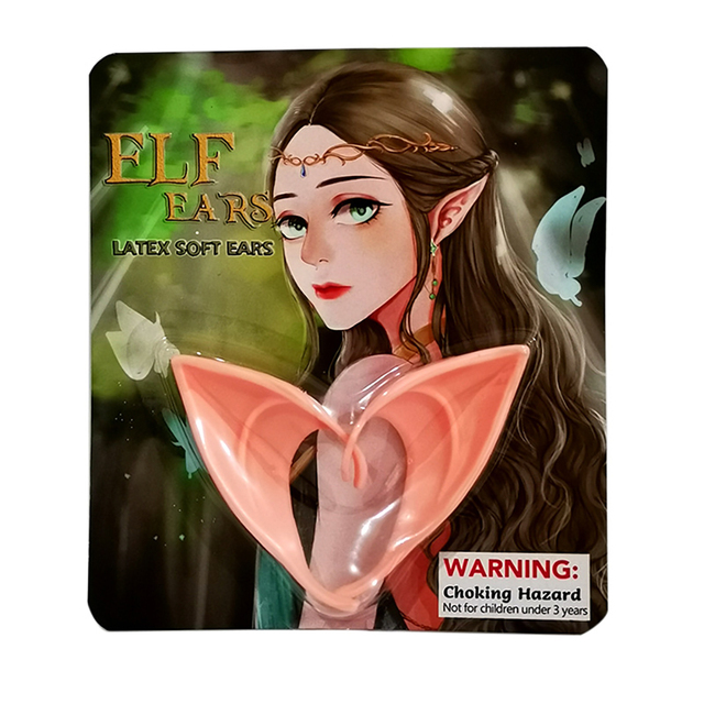Halloweenowe lateksowe uszy elfa - wysoka symulacja, miękka i nieszkodliwa para sztucznych uszu - rekwizyt do cosplayu, element ubioru, dekoracje świąteczne - Wianko - 4
