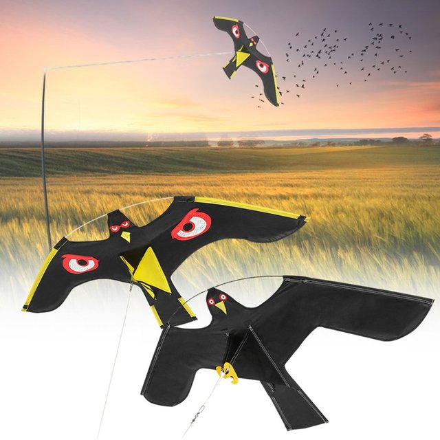 Odstraszacz ptaków - emulacja latającego jastrzębia, latawiec ogrodowy - Wianko - 3