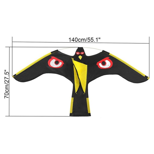 Odstraszacz ptaków - emulacja latającego jastrzębia, latawiec ogrodowy - Wianko - 6