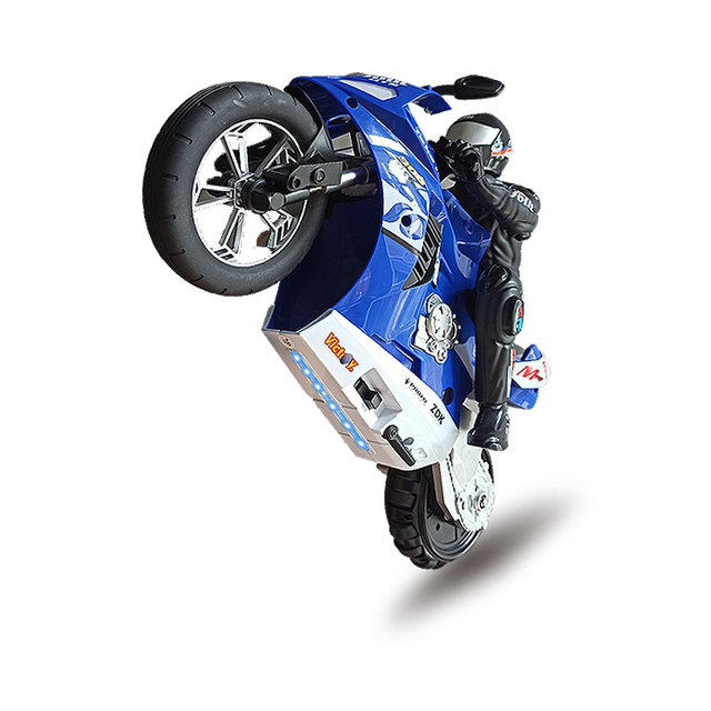 Motocykl RC z pilotem 2.4G do driftu, samobalansujący gyro, fantastyczne evotechROX Stunt samochód sportowy, zabawka dla chłopca, prezent - Wianko - 17