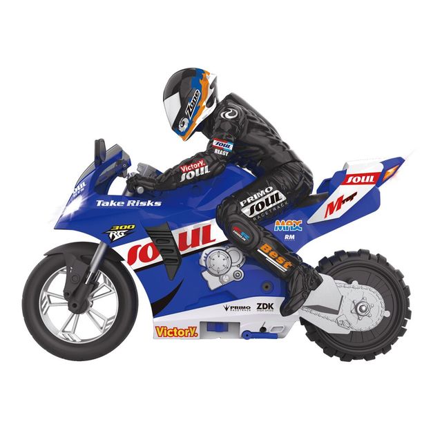 Motocykl RC z pilotem 2.4G do driftu, samobalansujący gyro, fantastyczne evotechROX Stunt samochód sportowy, zabawka dla chłopca, prezent - Wianko - 23