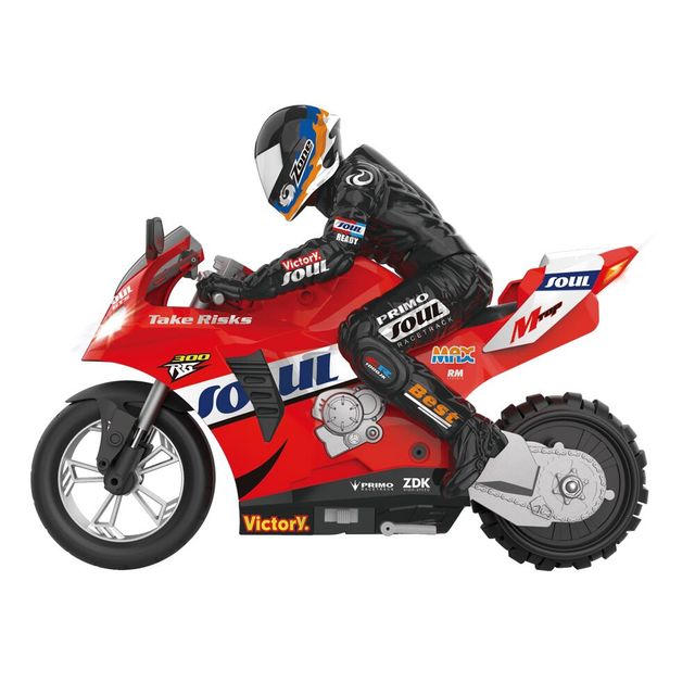 Motocykl RC z pilotem 2.4G do driftu, samobalansujący gyro, fantastyczne evotechROX Stunt samochód sportowy, zabawka dla chłopca, prezent - Wianko - 22
