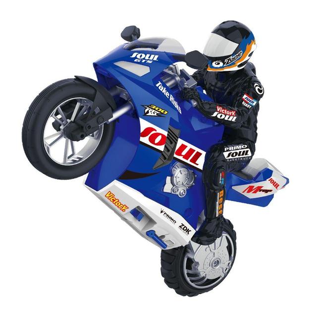 Motocykl RC z pilotem 2.4G do driftu, samobalansujący gyro, fantastyczne evotechROX Stunt samochód sportowy, zabawka dla chłopca, prezent - Wianko - 19