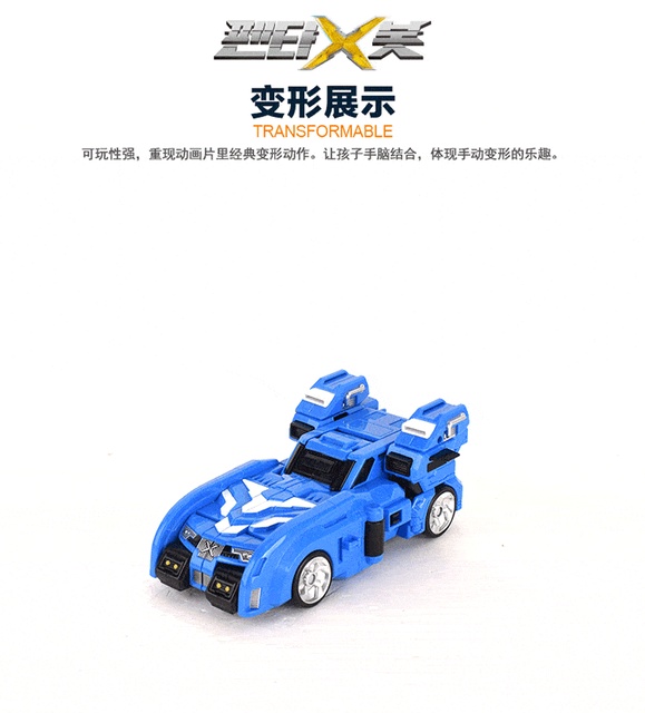 MiniForce X Robot Transformacyjny - Mini Agent Symulacyjny Samochód Samolot Deformacja - Wianko - 16