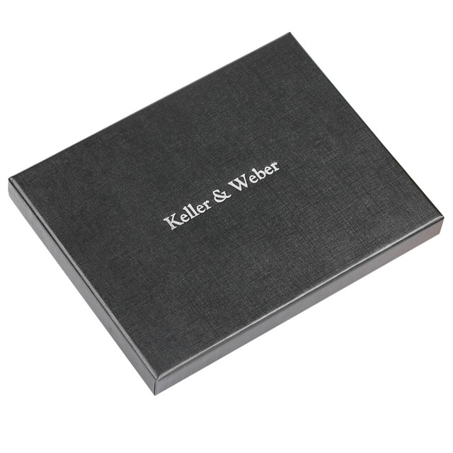 Zegarek biznesowy kwarcowy analogowy czarna tarcza skórzany portfel mężczyzn - Wianko - 4