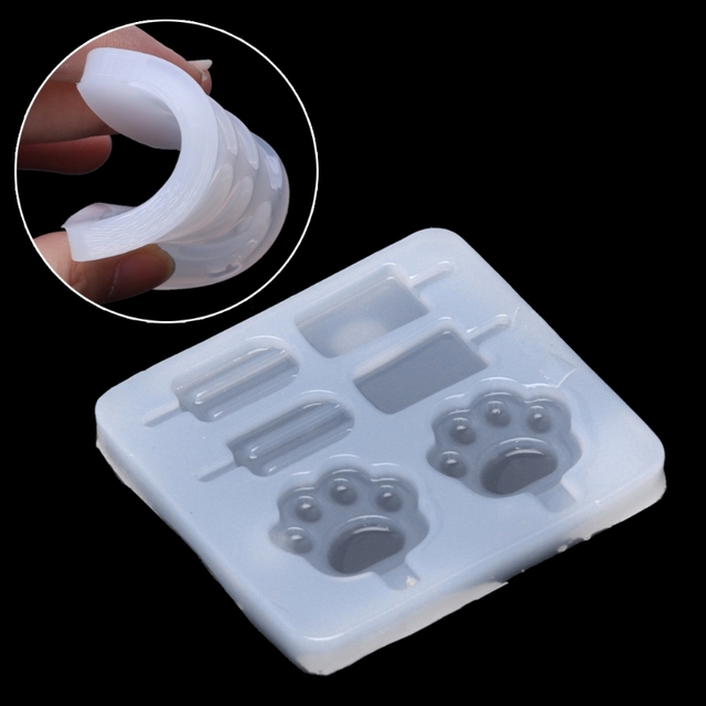 Lody kot pazury - silikonowe formy do tworzenia biżuterii z żywicy UV - Wianko - 2