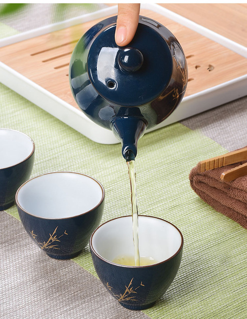Zestaw 2 sztuk Dehua Retro ceramika do herbaty - filiżanka i miska, ręcznie wykonane, chiński ceramiczny - Wianko - 7