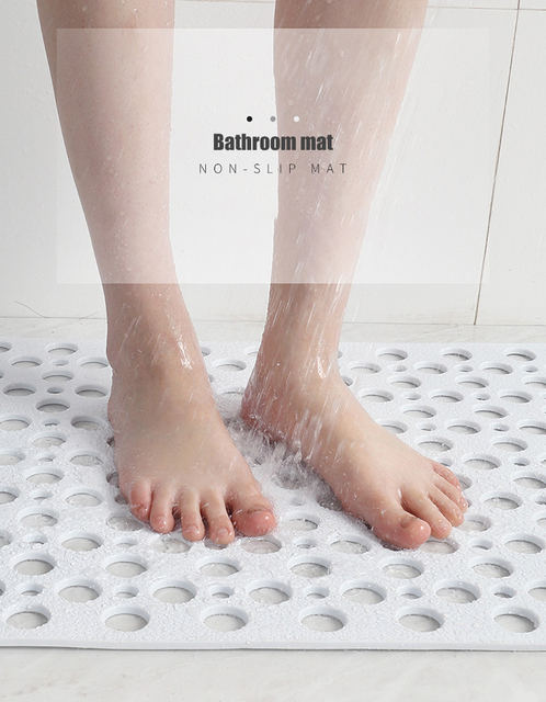 Antypoślizgowa mata do kąpieli GURET z przyssawką - kreatywna, pusta łazienkowa mata na podłodze - Wianko - 3