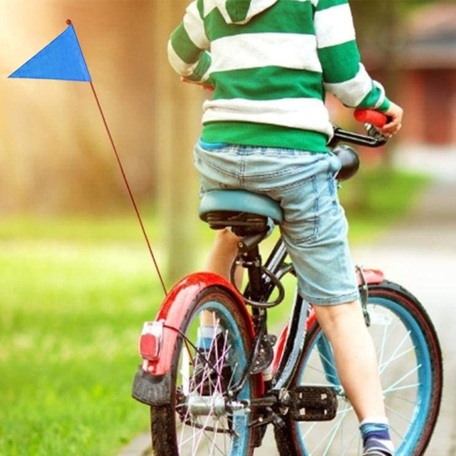 Rower dziecięcy z flagą bezpieczeństwa, dla chłopców i dziewcząt, z chorągiewkami rowerowymi U7EE - Wianko - 8