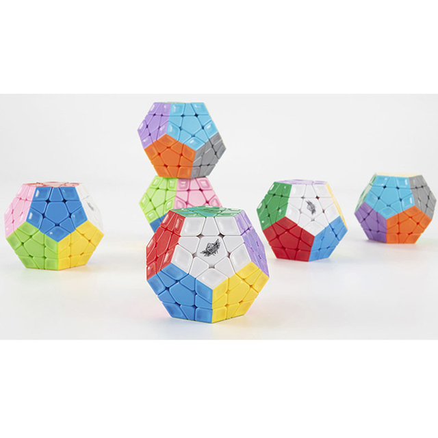Cyclone Boy Megaminxed Cube 3x3 - Magiczna kostka Rubika 3-warstwowa, Prędkościowa kostka miksująca Wumofang 3x3x3, dla dzieci - Wianko - 3