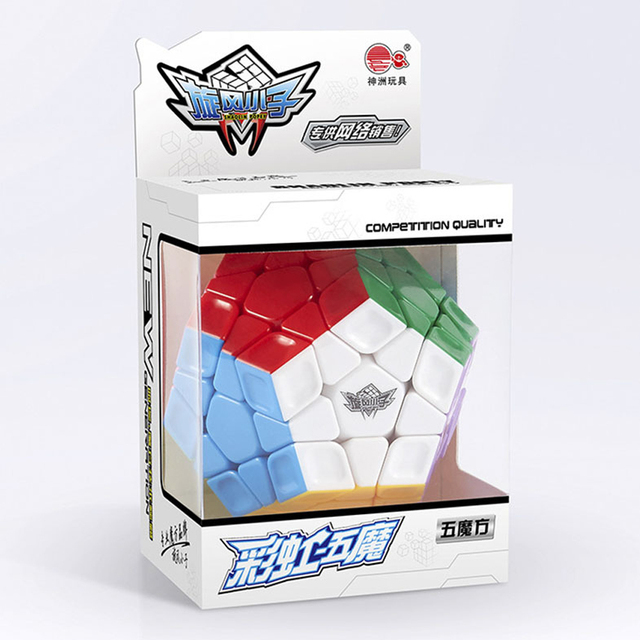 Cyclone Boy Megaminxed Cube 3x3 - Magiczna kostka Rubika 3-warstwowa, Prędkościowa kostka miksująca Wumofang 3x3x3, dla dzieci - Wianko - 2