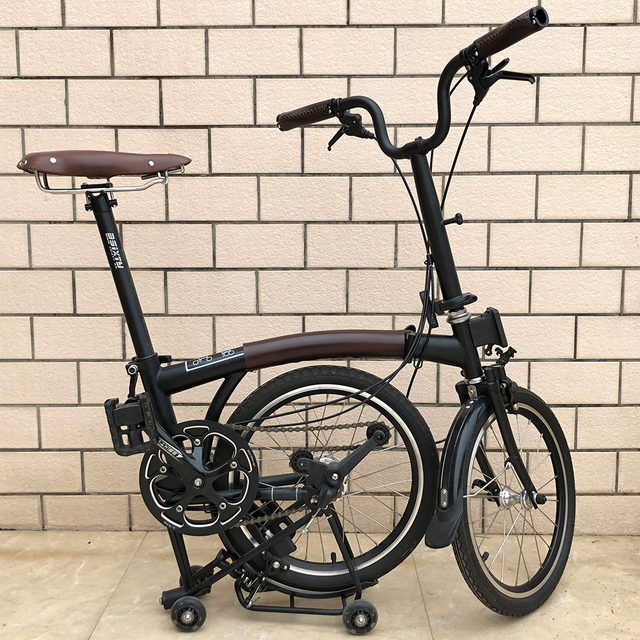 Ochronna skórzana obudowa rama rowerowa Brompton flaga brytyjska - TWTOPSE Handmade - Wianko - 8